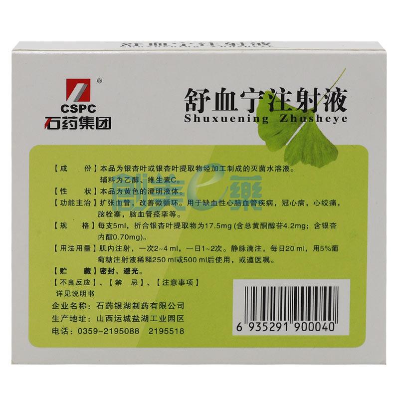 舒血宁注射液